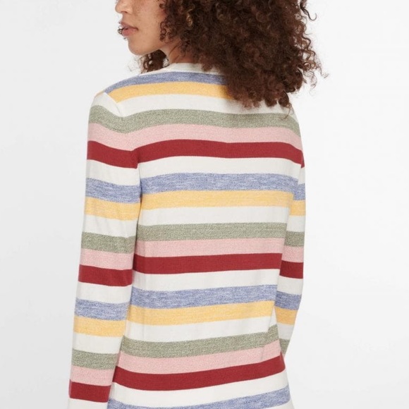 Barbour - Women's Seaview Knitted Jumper - Multi Color size L - Picture 5 of 10